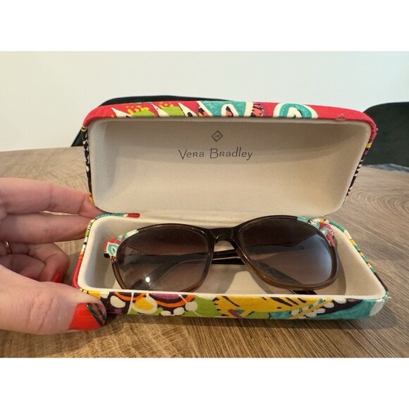 Vera Bradley Rumba Cheryl CS Sunglasses 55-17-135 With Bifocals UV400 Case - Picture 1 of 4
